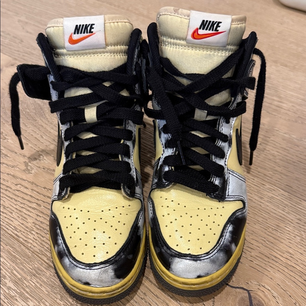Nike Dunk High 1985 'Black Acid Wash'